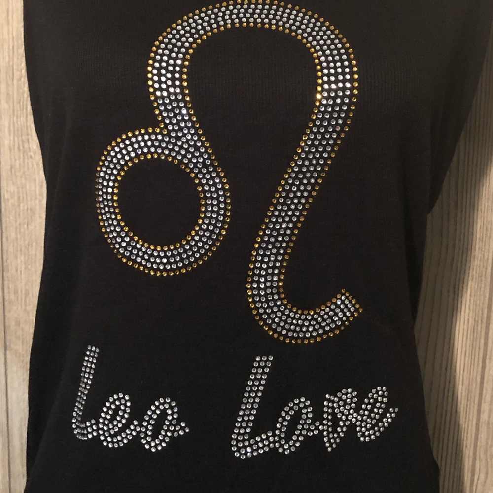 Leo Season Rhinestone T-shirt